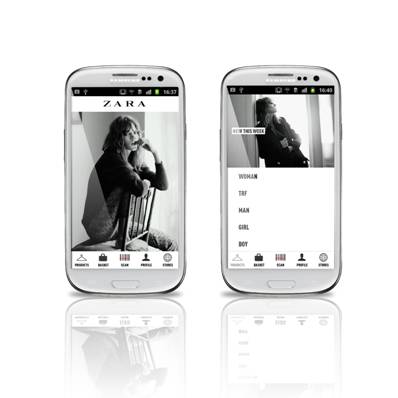 Zara – aplicație pentru smartphone și tablete Samsung